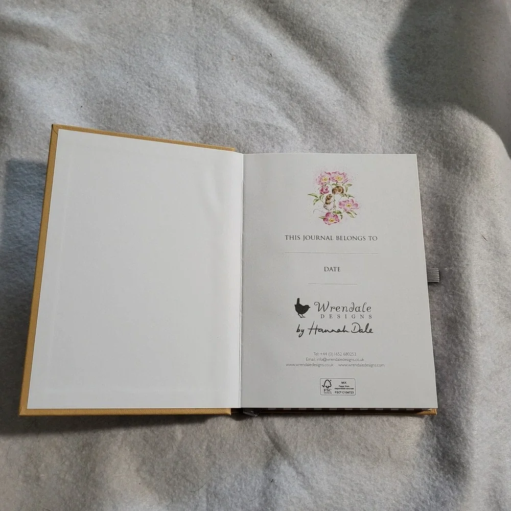 Wrendale Designs Hannah Dale Mouse Mushroom Journal Notebook Wildlife Pages Book